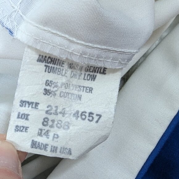 Vintage MCM JC Penny Dress with Short Sleeve Lady Jacket Made in USA - Picture 9 of 9